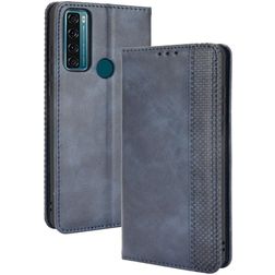 Mobigear Sensation TCL 20 SE Hoesje Bookcase Portemonnee - Blauw