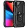 Mobigear Armor Ring iPhone 13 Hoesje Hardcase Backcover Shockproof met Ringhouder - Zwart