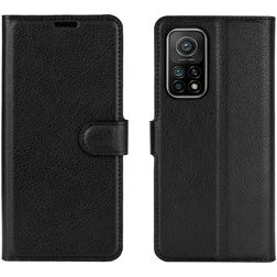 Mobigear Classic Xiaomi Mi 10T Hoesje Bookcase Portemonnee - Zwart