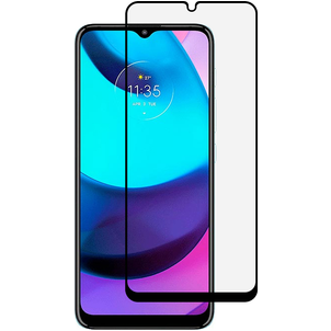 Mobigear Premium Motorola Moto E20 Glazen Screenprotector - Case Friendly - Zwart