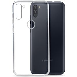 Mobilize Gelly Doorzichtig Samsung Galaxy M11 Hoesje Flexibel TPU Backcover - Transparant