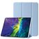 Mobigear Tri-Fold Gel iPad 11 (2025) Hoes TPU,Kunstleer Bookcase - Blauw