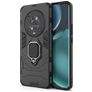Mobigear Armor Ring HONOR Magic 4 Pro Hoesje Hardcase Backcover Shockproof met Ringhouder - Zwart