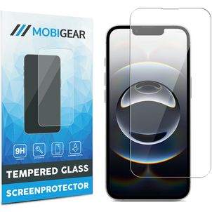 Mobigear iPhone 16e Glazen Screenprotector - Case Friendly