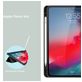 Mobigear Tri-Fold Gel iPad Pro 12.9 Inch (2018) Hoes Bookcase + Stylus Houder - Zwart