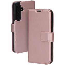 Mobiparts Classic Wallet Samsung Galaxy S24 Hoesje Bookcase Portemonnee - Roze