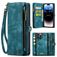 Caseme 008 iPhone 14 Pro Max Hoesje Uitneembare 2in1 Bookcase Portemonnee - Blauw