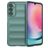 Mobigear Bumpy Samsung Galaxy A24 Hoesje Flexibel TPU Backcover - Groen