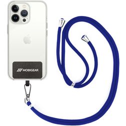 Mobigear Nylon Lanyard Universeel Telefoonkoord Verstelbaar - Marineblauw
