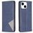 Mobigear Rhombus Slim iPhone 15 Hoesje Bookcase - Blauw