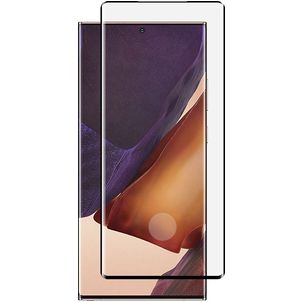 Mobigear Curved Samsung Galaxy Note 20 Ultra Glazen Screenprotector - Case Friendly - Zwart