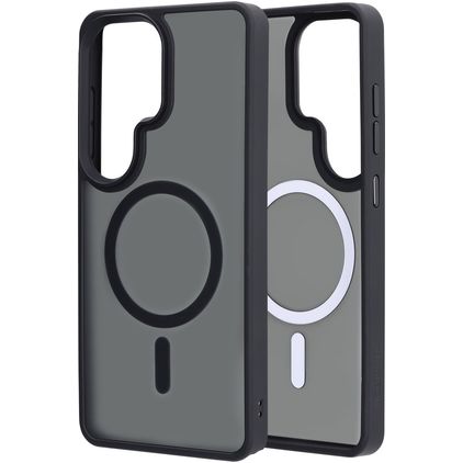 Mobiparts Hardcover Samsung Galaxy S26 Ultra MagSafe Hoesje Hardcase Backcover - Satin Black