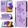 Mobigear Butterfly Samsung Galaxy A22 5G Hoesje Bookcase Portemonnee - Paars