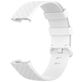 Mobigear Cross Siliconen Fitbit Charge 4 Bandje Gespsluiting - Wit