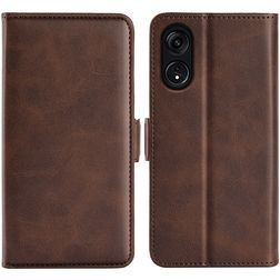 Mobigear Slim Magnet OPPO Reno 8T 5G Hoesje Bookcase Portemonnee - Bruin