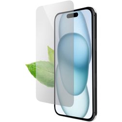 Mobiparts Recycled iPhone 15 Glazen Screenprotector - Case Friendly