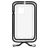 My Style Loop Doorzichtig Samsung Galaxy S25 FE Flexibel TPU Hoesje met koord - Transparant