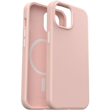 OtterBox Symmetry iPhone 15 MagSafe Hoesje Hardcase Backcover Shockproof - Roze