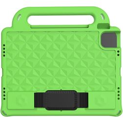 Mobigear Diamond iPad Pro 11 Inch (2021) Kinder Tablethoes met Handvat - Groen
