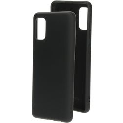 Mobiparts Samsung Galaxy A41 Siliconen Hoesje Backcover - Zwart