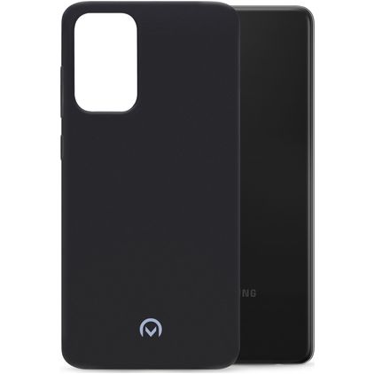 Mobilize Rubber Gelly Samsung Galaxy A72 Hoesje Flexibel TPU Backcover - Matt Black