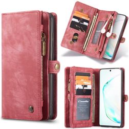 CaseMe 008 Samsung Galaxy S20 Plus Hoesje Uitneembare 2in1 Bookcase Portemonnee - Rood
