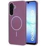 Mobiparts Slim Line Samsung Galaxy A17 MagSafe Hoesje Hardcase Backcover - Imperial Purple