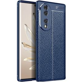 Mobigear Luxury HONOR 70 Hoesje Flexibel TPU Backcover - Blauw