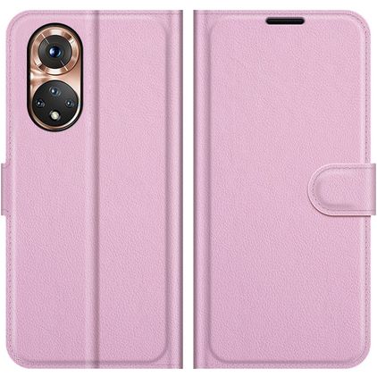 Mobigear Classic HONOR 50 Hoesje Bookcase Portemonnee - Roze