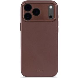 Decoded iPhone 17 Pro Max Hoesje Echt Leer Backcover Shockproof - Chocolate Brown