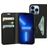 Mobiparts Classic Wallet iPhone 13 Pro Hoesje Bookcase Portemonnee - Zwart