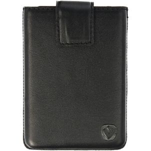 Valenta Card Case Pocket Leren Pasjeshouder - 8 Pasjes - Zwart
