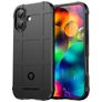 Mobigear Rugged Shield iPhone 17 Hoesje Flexibel TPU Backcover Shockproof - Zwart
