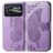 Mobigear Butterfly POCO C40 Hoesje Bookcase Portemonnee - Paars