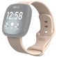 Mobigear Sport Dual Siliconen Fitbit Versa 3 Bandje Druksluiting - Roze