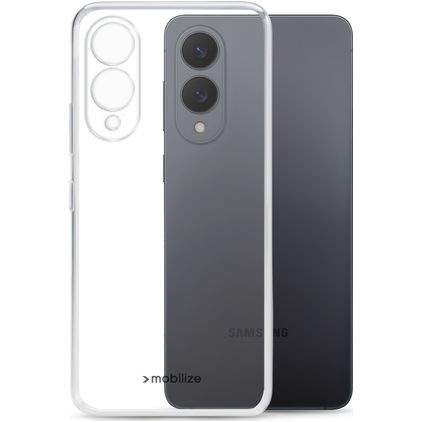 Mobilize Gelly Case Doorzichtig Samsung Galaxy S25 Edge Hoesje Flexibel TPU Backcover - Transparant