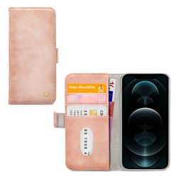 Mobilize Elite Gelly iPhone 12 Pro Max Hoesje Bookcase - Soft Pink