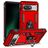 Mobigear Armor Ring Google Pixel 8a Hoesje Hardcase Backcover Shockproof met Ringhouder - Rood