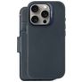 Decoded Detachable Wallet iPhone 16 Pro MagSafe Hoesje Echt Leer Uitneembare 2in1 Bookcase Portemonnee - Marineblauw