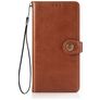 Mobigear Snap Button Samsung Galaxy S20 FE Hoesje Bookcase Portemonnee - Cognac