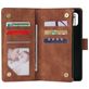 Mobigear Zipper Samsung Galaxy Note 10 Lite Hoesje Bookcase Portemonnee - Bruin