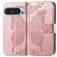 Mobigear Butterfly Google Pixel 9 Hoesje Bookcase Portemonnee - Roségoud