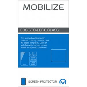 Mobilize Premium iPhone 8 Glazen Screenprotector - Case Friendly - Wit