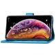 Mobigear Clover iPhone XR Hoesje Bookcase Portemonnee - Blauw
