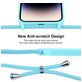 Mobigear Lanyard iPhone 14 Pro Siliconen Hoesje met koord - Blauw