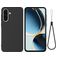 Mobigear Rubber Touch Samsung Galaxy A37 Siliconen Hoesje Backcover - Zwart