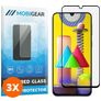 Mobigear Premium Samsung Galaxy M31 Glazen Screenprotector - Case Friendly - Zwart (3-Pack)