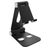 Mobiparts Metal Telefoon Standaard - M - Zwart