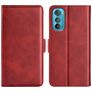 Mobigear Slim Magnet Motorola Edge 30 Hoesje Bookcase Portemonnee - Rood
