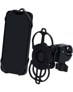Mobiparts Bike Telefoonhouder Fiets Fietsstuur Bevestiging Klem Universeel - Zwart